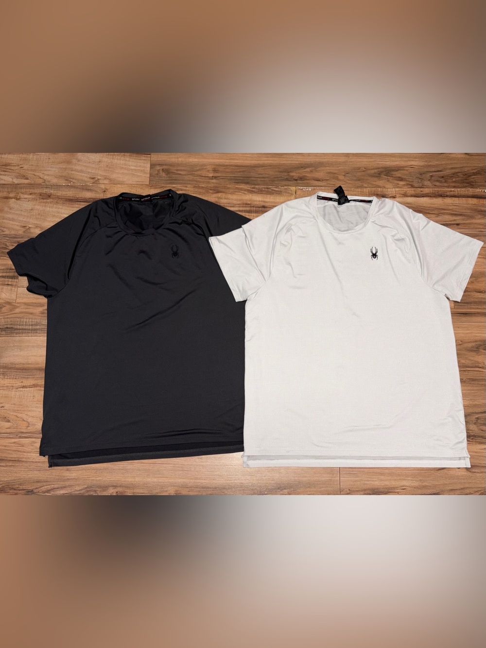 Spyder Active Lightweight Athletic Shirt Bundle Dark Gray & White Men’s XXL